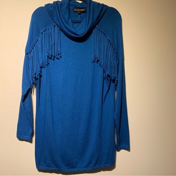 Love & Legend fringe sweater 1X - Picture 6 of 8